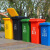 大号垃圾桶带盖户外环卫物业小区学校教室酒店公用室外环保分类塑料商用工业垃圾箱 120升加厚绿色