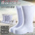 白色靴耐用高筒加棉靴雨鞋耐油耐酸工厂厨房保暖雨靴EVA胶 白色高帮EVA(加棉) 43
