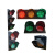 太阳能红绿灯可升降交通信号灯 驾校学校十字路口临时移动红绿灯 300-12Y-60固定柱