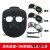 电焊面罩头戴式防烤脸焊帽电焊眼镜焊工轻便透气防护焊工面罩 新型黑色罩体+3色眼镜+绑带