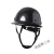 御舵碳纤维纹黑色安全帽国标ABS工程施工安全头盔领导监理防护帽 圆盔型安全帽 碳纤维花纹 碳亮