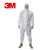 3M 4515一次性防护服带帽连体防尘服-白色-XL