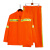 京洲实邦 反光安全服路政环卫园林工人套装【橙色】JZSB-4054