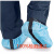 MDUG一次性防静电鞋套有检测报告无纺布导电条有加大款 天蓝色500只 400g(5包)