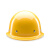 德威狮玻璃钢安全帽工地男国标加厚施工建筑工程头盔透气定制LOGO防护帽 N17蓝色烤漆钢钉旋钮款
