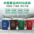 威佳超大号垃圾袋加厚240L120*140cm彩色分类垃圾袋商用环卫物业垃圾袋其他垃圾棕色50只