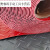加厚牛筋防滑地垫防水地胶工厂车间大面积水泥地满铺橡胶PVC地垫 加厚红色人字纹09米宽含花纹25毫米 1米长度整张