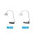 助听器标准导声管/易联Easywear细导声管 纳米/XL耵聍挡板 易联Easywear细导声管/右（0.9）2号
