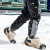 安赛瑞 冰爪防滑鞋套 简易便携鞋链雪爪 雪地冰面防滑10齿 黑色L码38码至42码 25610