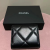 香奈儿（Chanel）女士手拿包19系列短款零钱包卡包双C金属装饰纯色证件夹 黑色