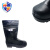 威姆仕黑色加厚防滑雨鞋保暖耐寒防水防油耐脏耐磨雨靴 40码