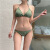 糜岚（MieLanat）21新款欧美性感女神系绳比基尼bikini 韩国ins风分体显瘦游泳衣女 粉色 M