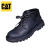 CAT卡特男鞋中帮大黄靴经典耐磨防滑登山户外休闲工装男鞋P721555 黑色 45 标准码