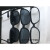 定制男士电焊眼镜焊工墨镜气焊防护镜工业打磨劳保镜护目镜玻璃镜 868平光/透明 868平光/透明