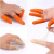 一次性手指套乳胶橡胶防护指头套加厚耐磨无尘防滑保护套 乳白色切口（100只） S