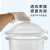 凡士林减压干燥器真空干燥皿玻璃透明干燥罐实验室实验器材盖子陶 500g变色硅胶干燥剂吸湿变粉