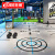 欧百娜健身房地胶室内健身专用pvc地板单位运动场地防滑运动地胶 荔枝纹3.5mm【基础活动款】