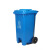 脚踏式垃圾桶 环卫商场物业垃圾分类大桶 灰黑色 240L