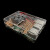 树莓派4代外壳4b+壳RaspberryPi4机箱散热外壳透明黑色可选 透明壳+金色散热片+风扇