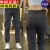 NASA WASSUP夏季工装裤男士加肥大码宽松休闲裤青年多口袋直筒长裤子棉大码 GBI#8026灰色【直筒】1件 28【80-100斤】