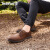 添柏岚（Timberland）男鞋皮鞋24春夏防水透气商务休闲城市通勤 5550RW/深棕色 40 鞋内长：25cm