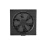 奥克斯 AUX 8寸黑色带网百叶窗工业厂区换气扇排风扇窗式排烟抽风机小型工业轻音排气扇 AUX-APB-20-H+WZ