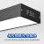 佛山照明（FSL）LED办公室吊线灯长条灯条形长方形吊线灯盘方通灯熙凡系列 黑框（1200*70）18W暖白（4000K）