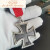 白新端铁十字徽章勋章德意志二战德国德军骑士普鲁士绶带胸针军迷小挂件 铁十字1913