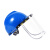 安全帽切割打磨防护面罩电焊全脸耐高温隔热轻便防尘焊工面具工业 pc（蓝色膜）透明面屏+支架+安全帽 其他