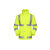 昊鹰 安全反光分体式透气雨衣雨裤套装 户外骑行成人反光雨衣套装 荧光黄XXL180