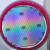 中芯国际CPU晶圆wafer光刻片集成电路芯片半导体硅片教学测试片 六寸D1送亚克力支架