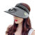 畅桑风扇帽成人USB充电带子女夏季大帽檐遮阳帽子空顶太阳帽 充电款-白色