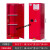 定制防爆化学品防爆柜实验室安全柜加仑柜气瓶通风柜易燃液危险存放柜 22加仑红色