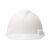 梅思安ABS标准型安全帽一指键帽衬PVC吸汗带E型下颏带白色 1顶