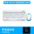 罗技MK245MK240 nano无线键鼠套装办公拆包便携键盘鼠标两件套 MK245白色+鼠标垫盒装拆封