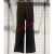 斐乐（FILA）潮牌女装 冬季新款运动修身直口针织长裤 T11W349603 T11W349603FBK XL