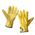 出口款氩弧焊劳保工作手套焊工左手单只贴扣款 黄色羊皮单层款1双 L