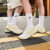 亚瑟士ASICS跑步鞋女鞋稳定舒适支撑运动鞋耐磨透气跑鞋 GT-1000 10 米色/橙色 36