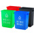 阿诺欣（ANUOXIN）无盖垃圾分类垃圾桶 卫生间饭店厨房垃圾桶 40升无盖桶灰色其他