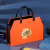 润华年中秋节月饼包装盒礼品盒定制8粒装橙色创意手提包装盒 8粒装10盒
