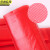 京洲实邦 红色45*68cm/100只 加厚透明手提式背心袋一次性外卖打包方便袋JZSB-HKHF01