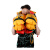 志臻 自动充气救生衣 双气囊气胀式救生衣船用ccs认证150N	（KA） 【双气囊】双手控自助款 