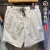 汤米希凯利汤米男士夏季薄款男士沙滩裤休闲运动短裤 白色 XS90-130斤