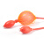 单连球双连球橡胶打气球 实验室全自动滴定管橡胶加压球 手动加压 中号橡胶球胆(5#)5个