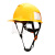 江航缆ABS工程头盔领导建筑工地施工安全帽监理电力国标安全帽 蓝色