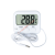 温度传感器 鱼缸温度计显示屏水族专用电子家水温计探头养鱼高精度缸内传感器HZD 小款1米线 黑 温度计8009