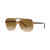 雷朋（RayBan）男女通用太阳镜渐变镜片奢侈品潮牌方形一字框墨镜琥珀纹RB2198 t Brown 1 56mm