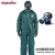 ALPHATEC重型连体防化服耐酸碱有毒气体防护服工厂危险品运输 4000防AN气两件套 XL码