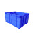 周转箱长方形大号带盖储物收纳盒子养龟箱胶箱塑料筐物流胶框加厚 6号箱蓝色(530*410*235) 无盖