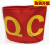 定制适用袖套QC 红安全员袖标网印现货袖标定做袖章斜纹圆形可定制面料 QC